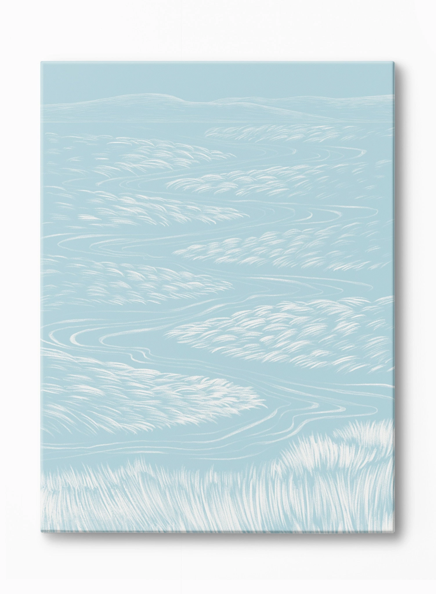 Sinuous Stream, Canvasindoor decorative canvas print