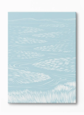 Sinuous Stream, Canvasindoor decorative canvas print