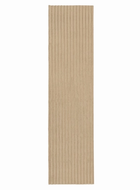 Sitti Beige Striped Washable Faux Fur Runner Rugmodern color block patchwork rug