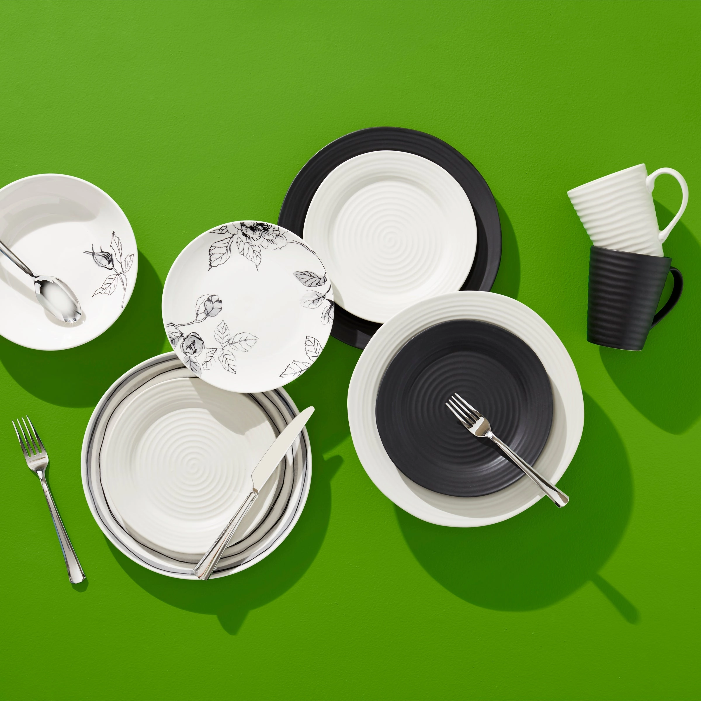 Sketchbook 12-Piece Dinnerware Set