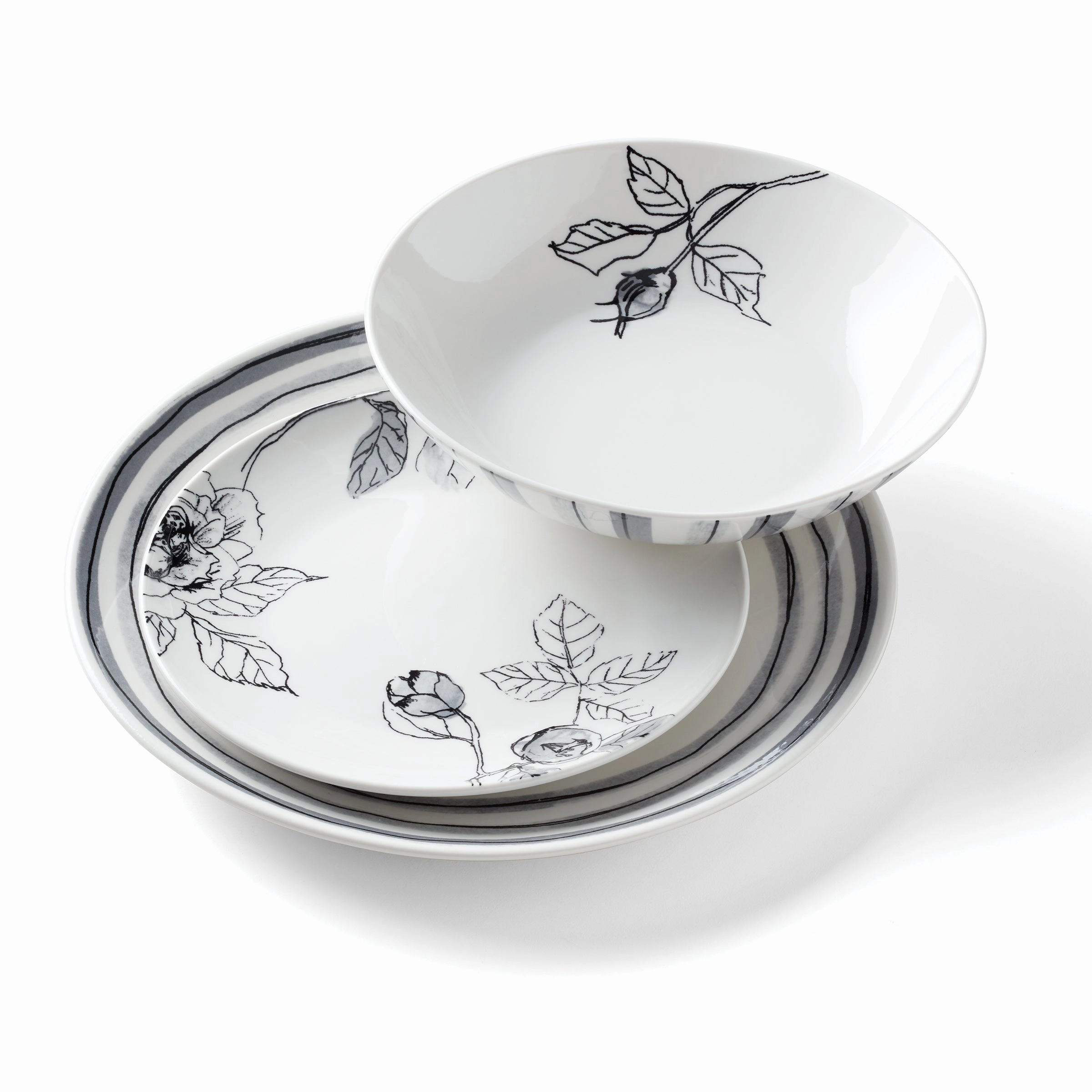 Sketchbook 12-Piece Dinnerware Set