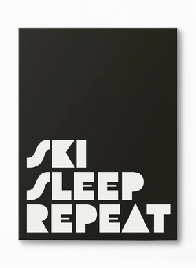 Ski Cycle, Canvasindoor decorative canvas print