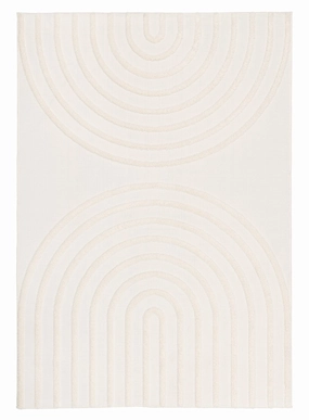 Skylar Ivory Rainbow Rugmodern color block patchwork rug