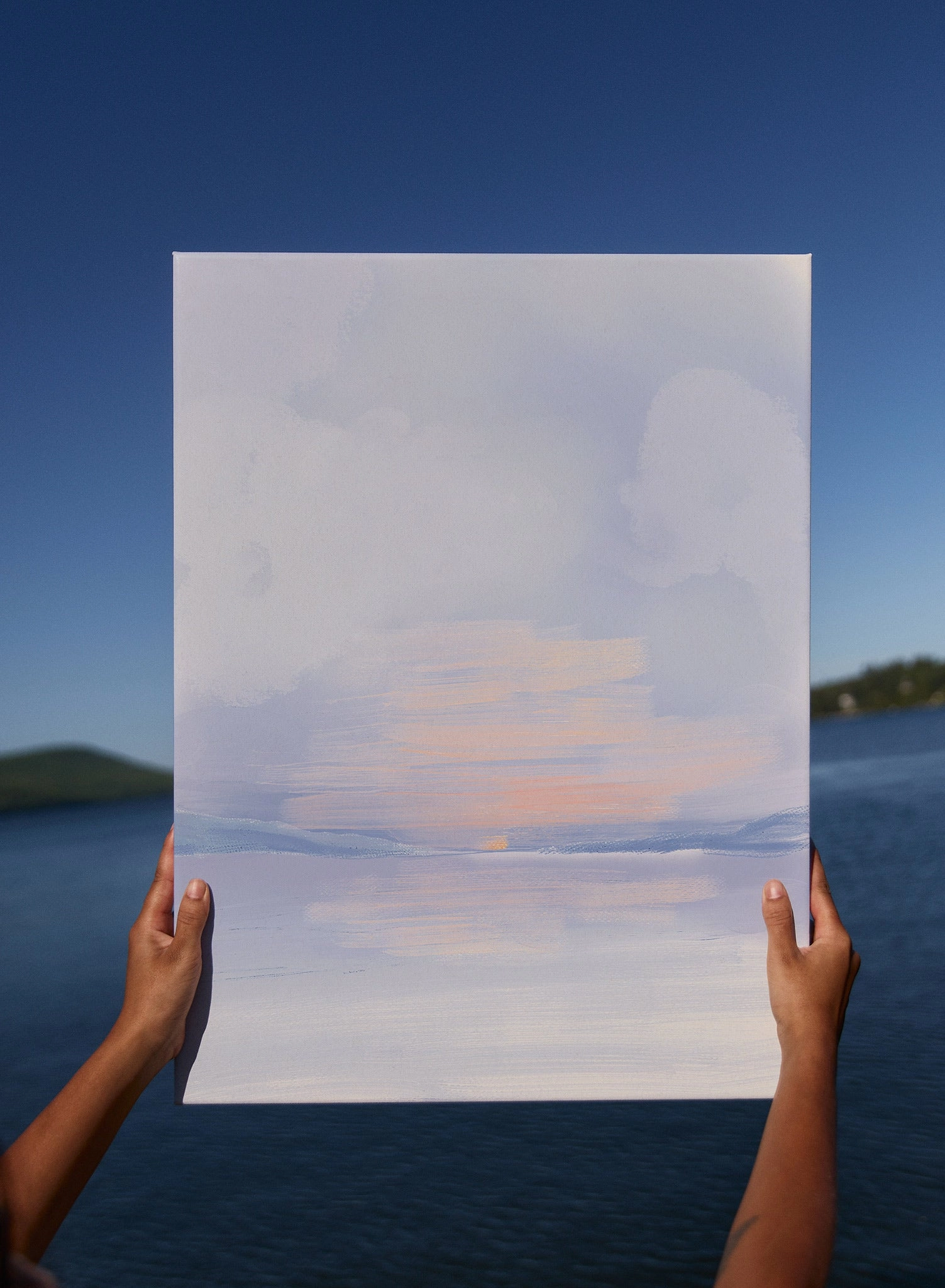 Sleeping Lake, Canvas