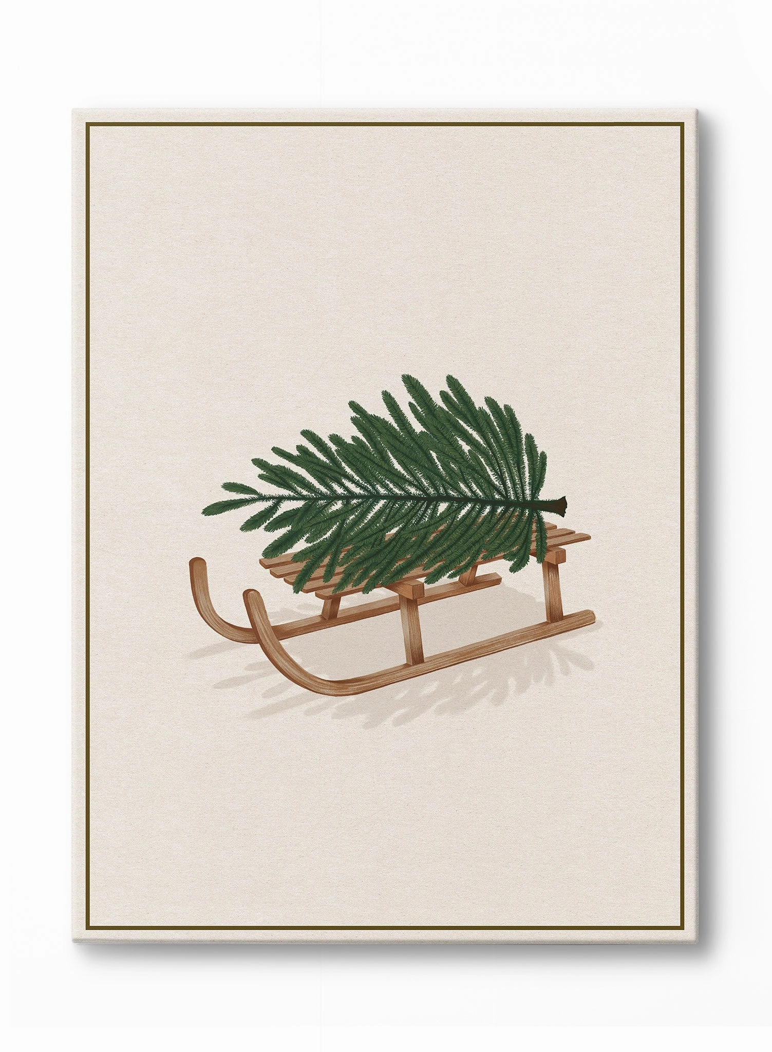 Sleigh Ride, Canvasindoor decorative canvas print