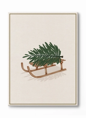 Sleigh Ride, Canvasindoor decorative canvas print