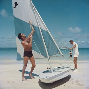 Slim Aarons ??Boating in Antigua?? Photographnordic style wall decor