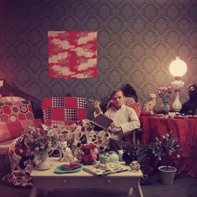 Slim Aarons Capote at Home Photographnordic style wall decor