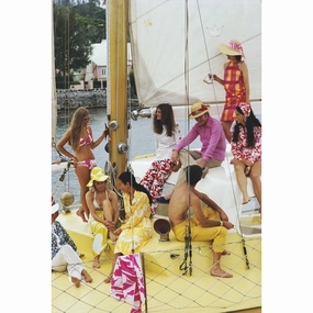 Slim Aarons "Colourful Crew" Photographnordic style wall decor