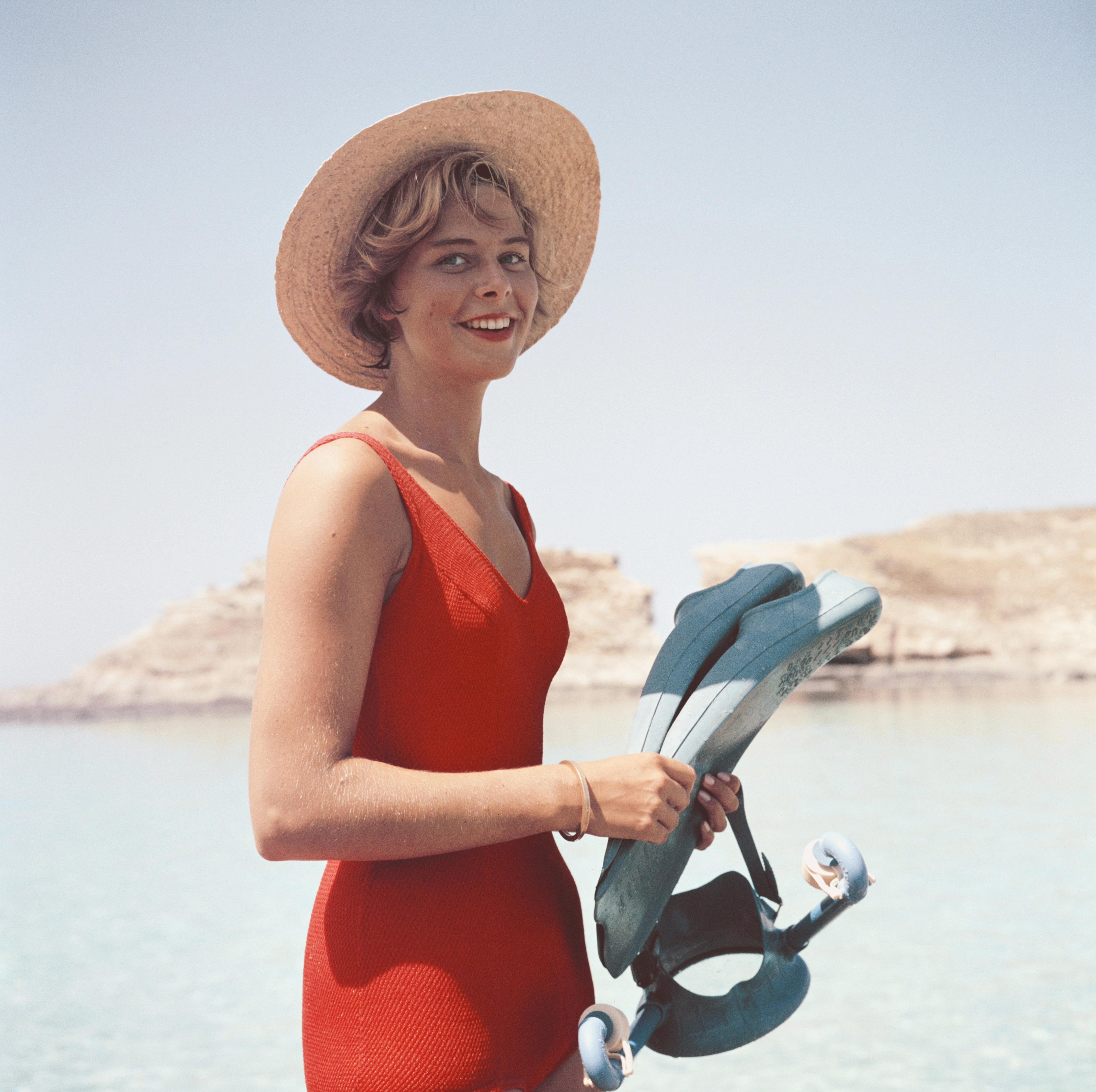 Slim Aarons "Marietine Birnie" Photographnordic style wall decor