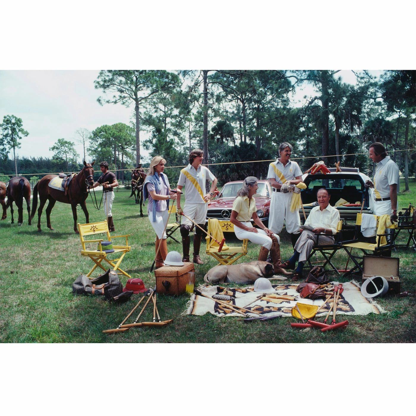 Slim Aarons "Polo Party" Photographnordic style wall decor