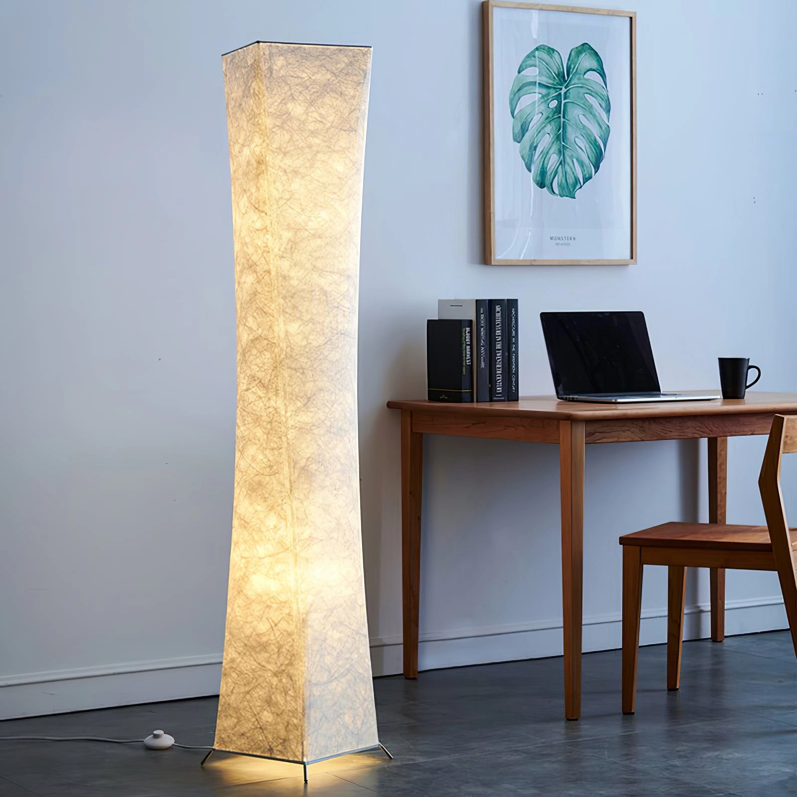 Slim Waist Tower Floor Lamp