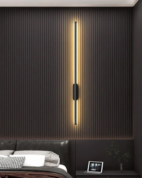 Slimline LED Wall Sconce - Blackmodern wall lamp,smart wall lamp