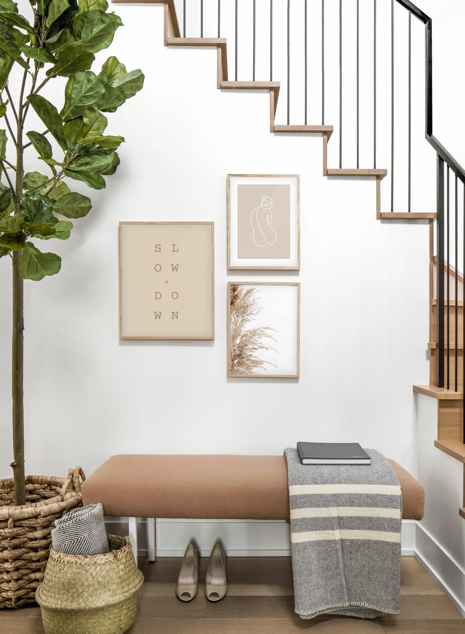 Slow x Down in Beige, Poster