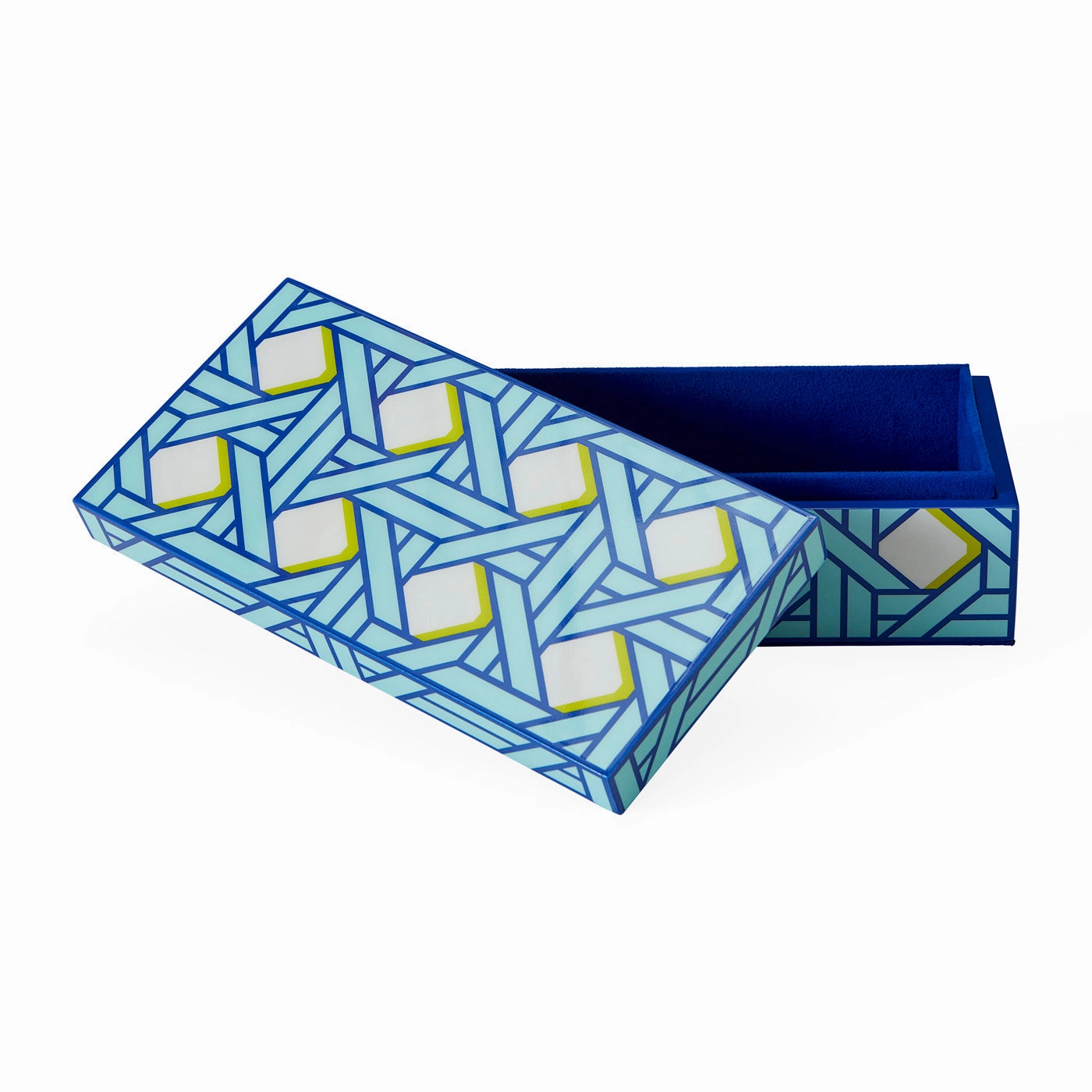 Small Basketweave Lacquer Box