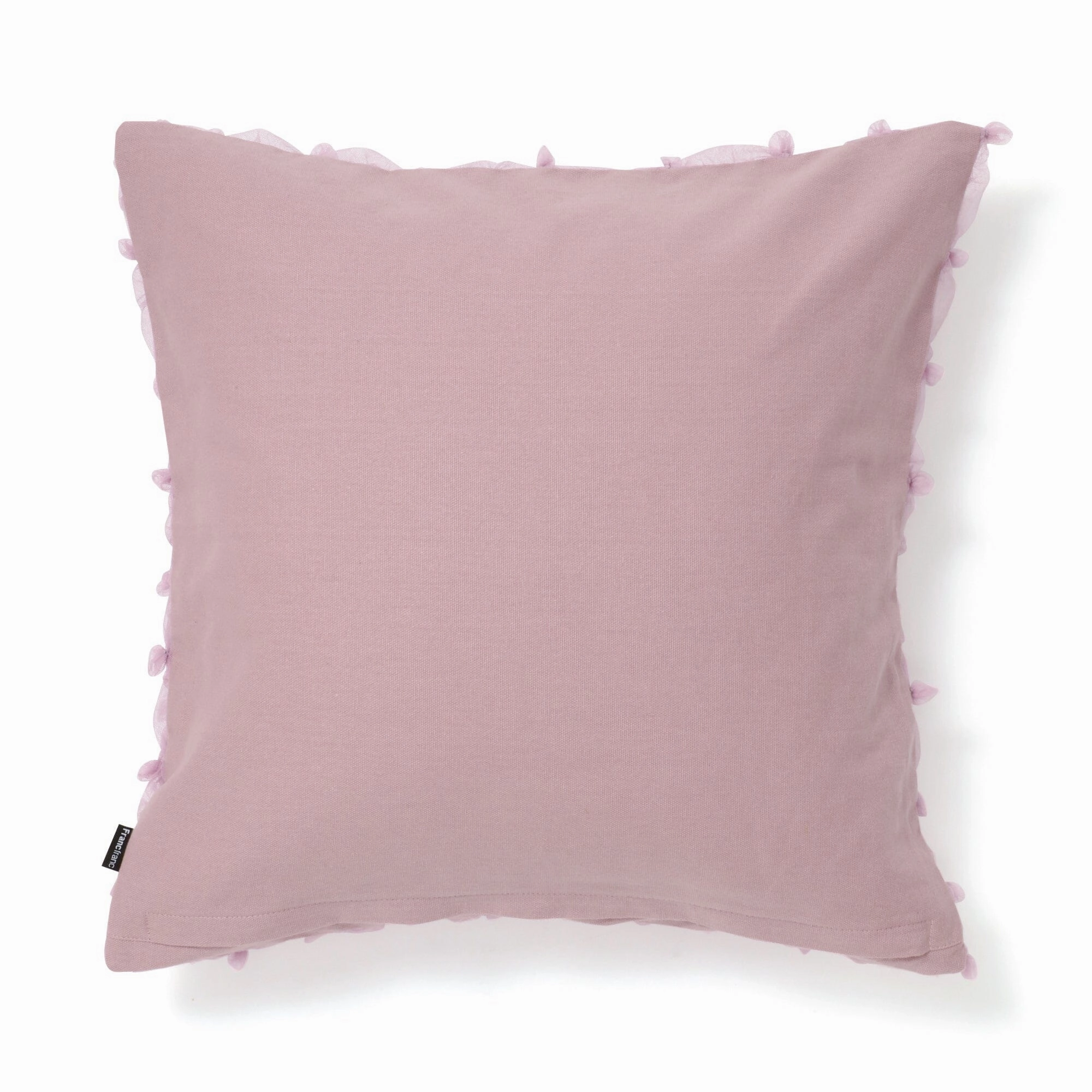 Smocking Tulle Cushion Cover 450 X 450 Purple