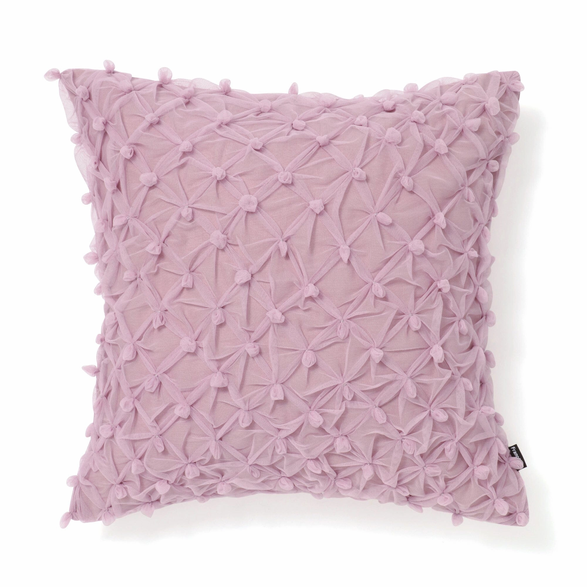 Smocking Tulle Cushion Cover 450 X 450 Purplebedding sets ,throw blankets 