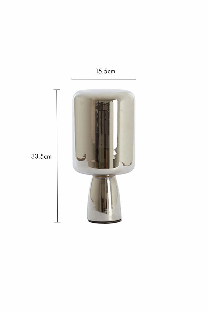 Smoked Table Lamp