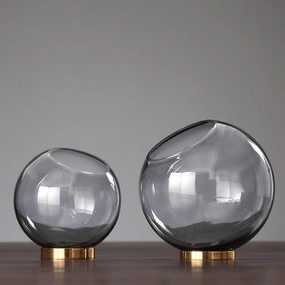 Smokey Glass Spotlight Vasehome decoration ,modern home decor 