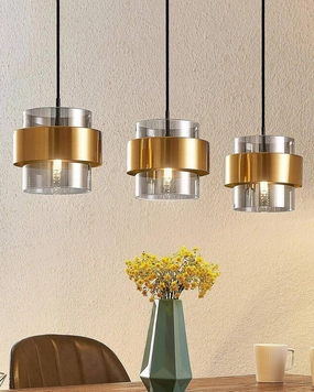Smoky Glass Cluster Pendant Lightmodern wall lamp,smart wall lamp