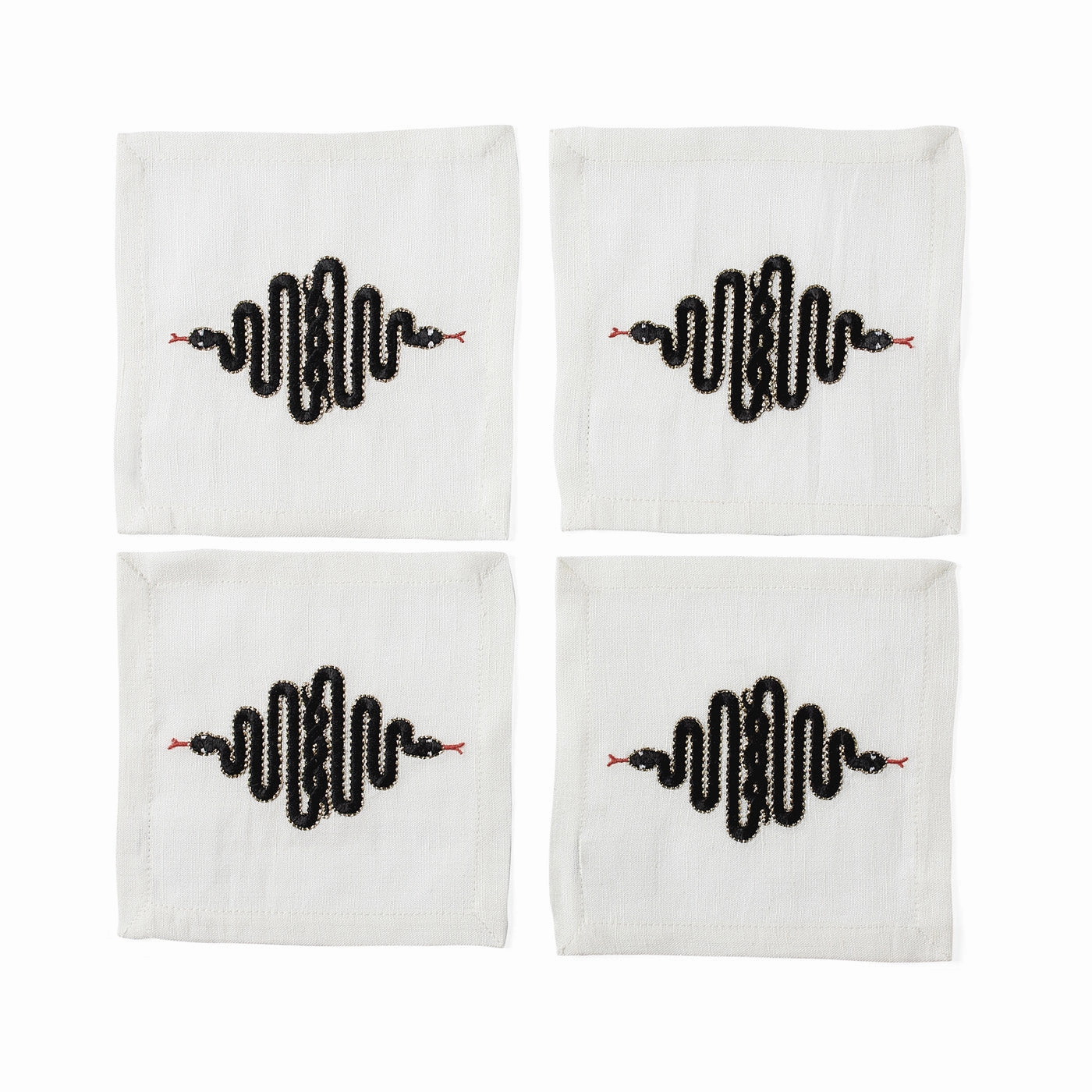 Snake Cocktail Napkinsmodern kitchen decor ,kitchen dinner set ,dinnerware 