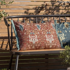 Snakeshead Printed Outdoor Cushion Berry/Naturalbedding sets ,throw blankets 