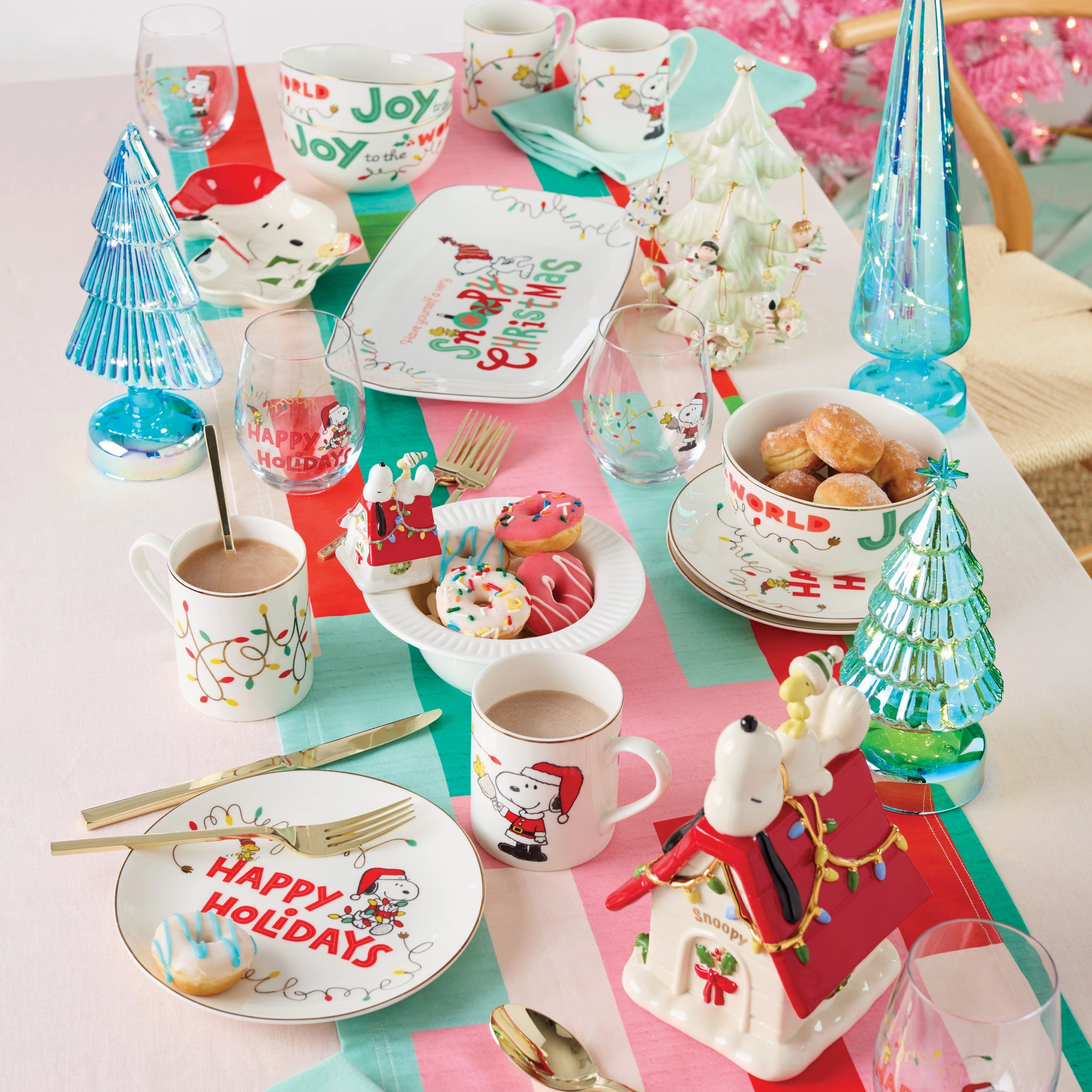 Snoopy Christmas Candy Dish
