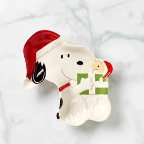 Snoopy Christmas Candy Dishafternoon tea dessert tray