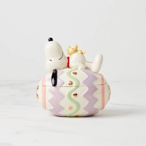 Snoopy Easter Covered Candy Dishafternoon tea dessert tray