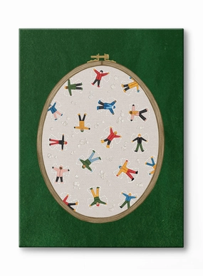 Snow Angels, Canvasindoor decorative canvas print