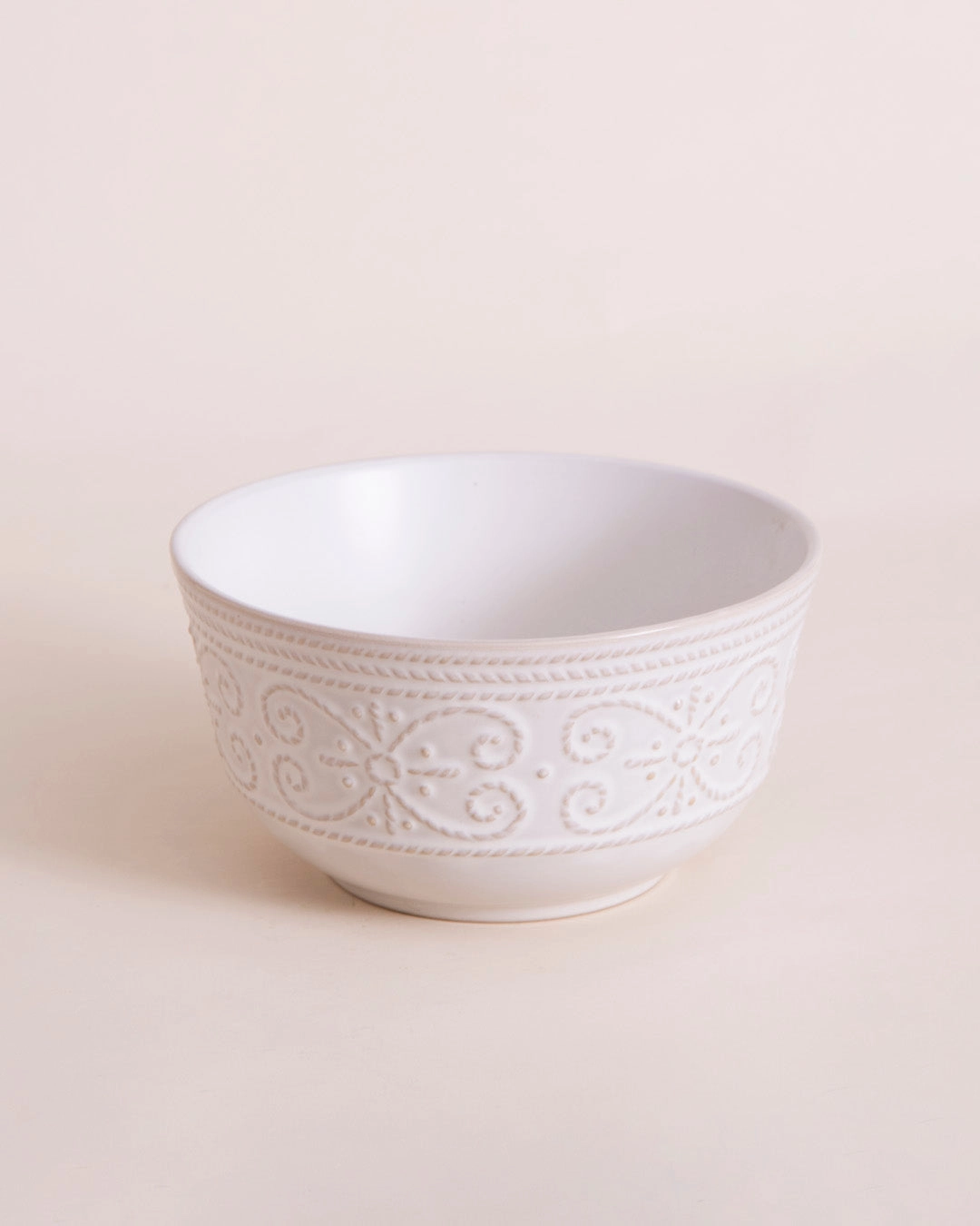 Snow Petal Ceramic Bowl