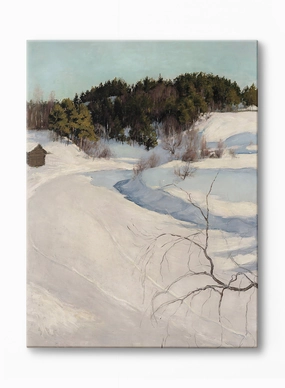Snowshoe Trails, Canvasindoor decorative canvas print