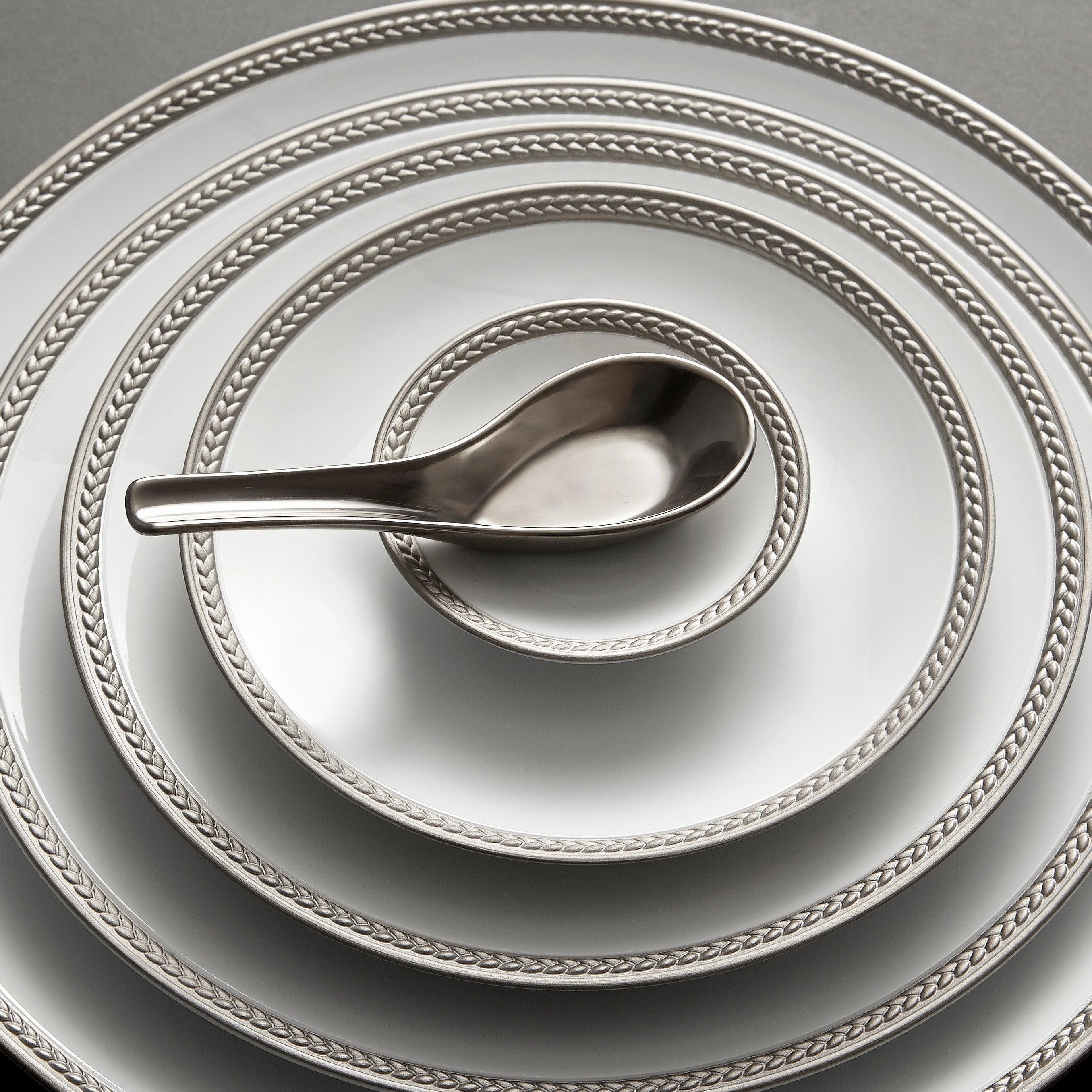 Soie Tresse Sauce Dish   Spoon Rest
