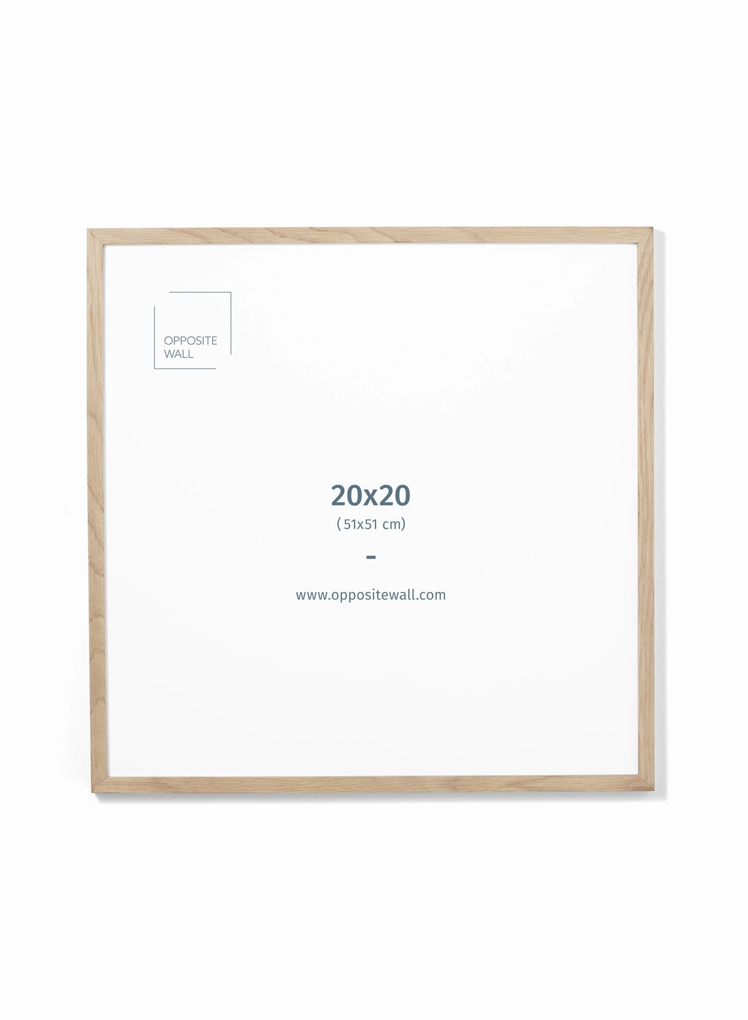 Solid Oak Frame, 20x20 in | 51x51 cmdecorative photo frame ,personalized photo frame 