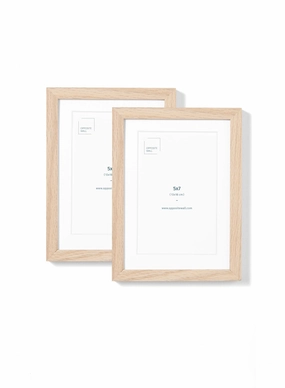 Solid Oak Frame (2 Pack), 5x7 in | 13x18 cmdecorative photo frame ,personalized photo frame 