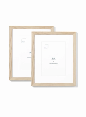 Solid Oak Frame (2 Pack), 8x10 in | 20x25 cmdecorative photo frame ,personalized photo frame 