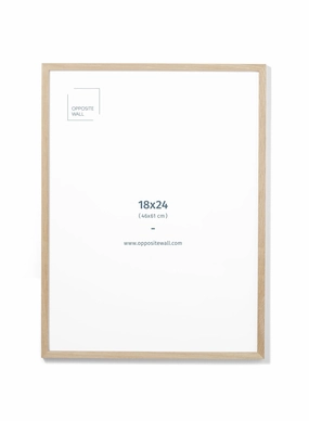 Solid Oak Frame With Glass, 18x24 in | 46x61 cmdecorative photo frame ,personalized photo frame 