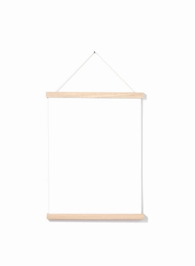 Solid Oak Poster Hanger, 12 in | 31 cmdecorative photo frame ,personalized photo frame 