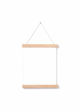 Solid Oak Poster Hanger, 8 in | 20 cmdecorative photo frame ,personalized photo frame 