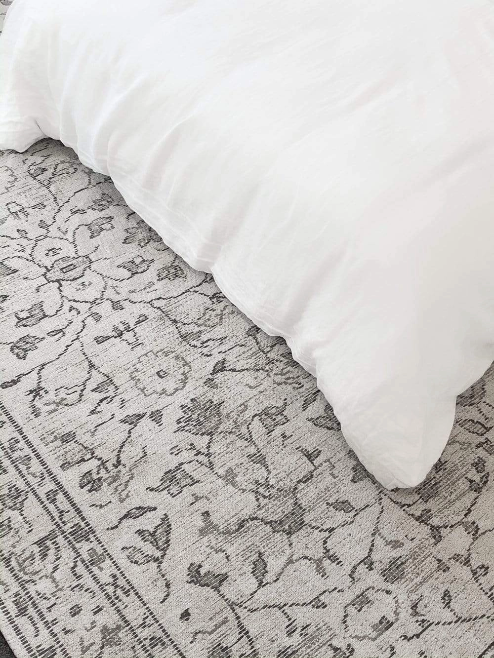 Sonia Beige and Grey Floral Pattern Rug *NO RETURNS UNLESS FAULTY