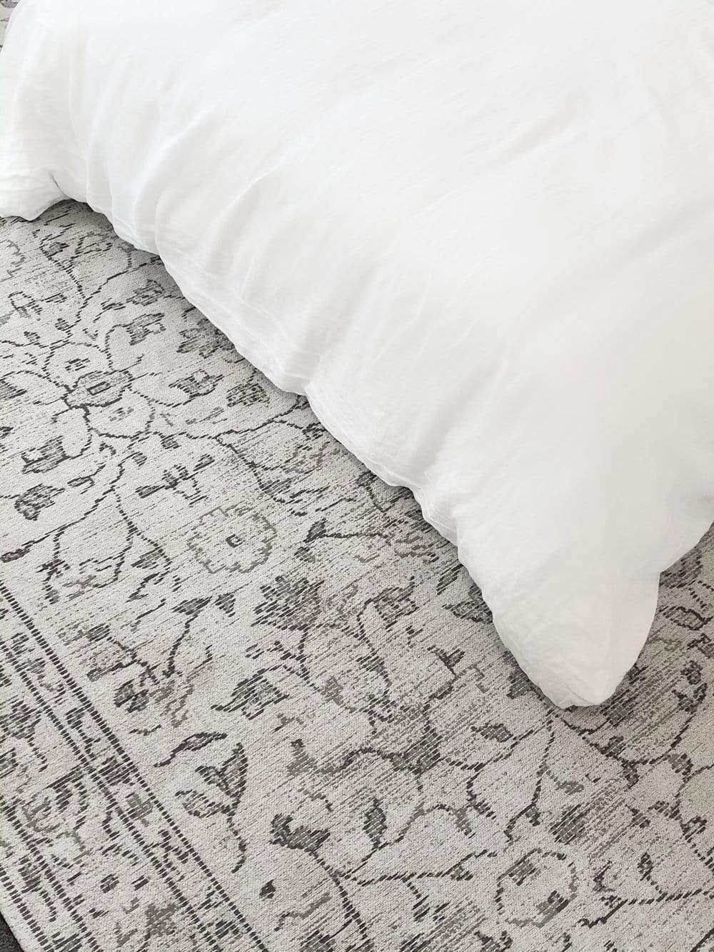 Sonia Beige and Grey Floral Pattern Rug *NO RETURNS UNLESS FAULTY