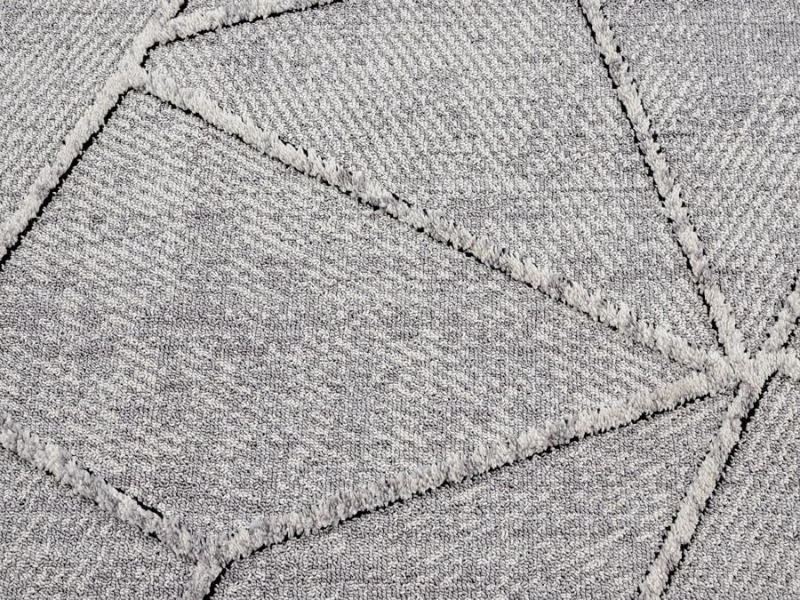 Soraya Grey Abstract Textured Rug
