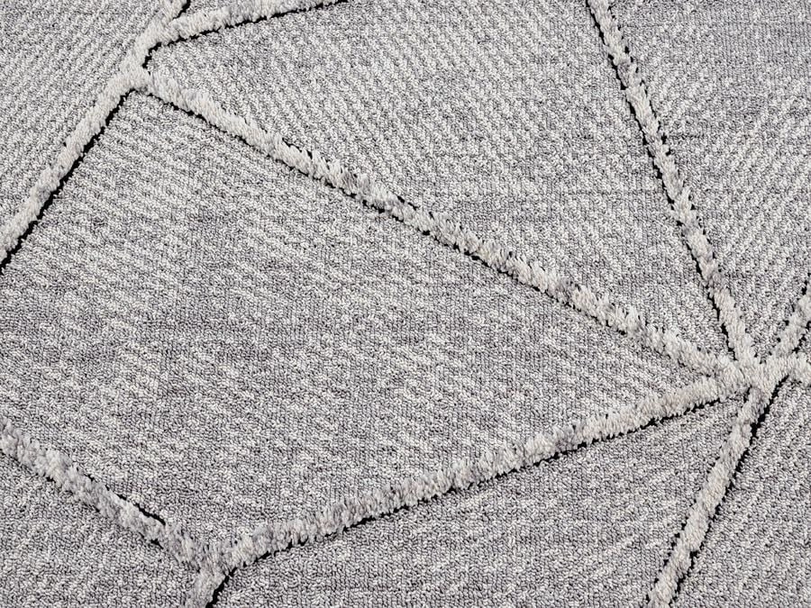 Soraya Grey Abstract Textured Rug