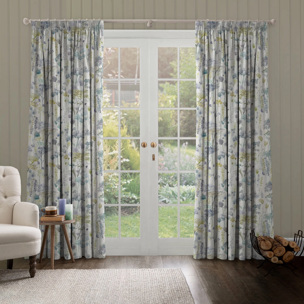 Sorong Printed Made to Measure Curtains Lemon
