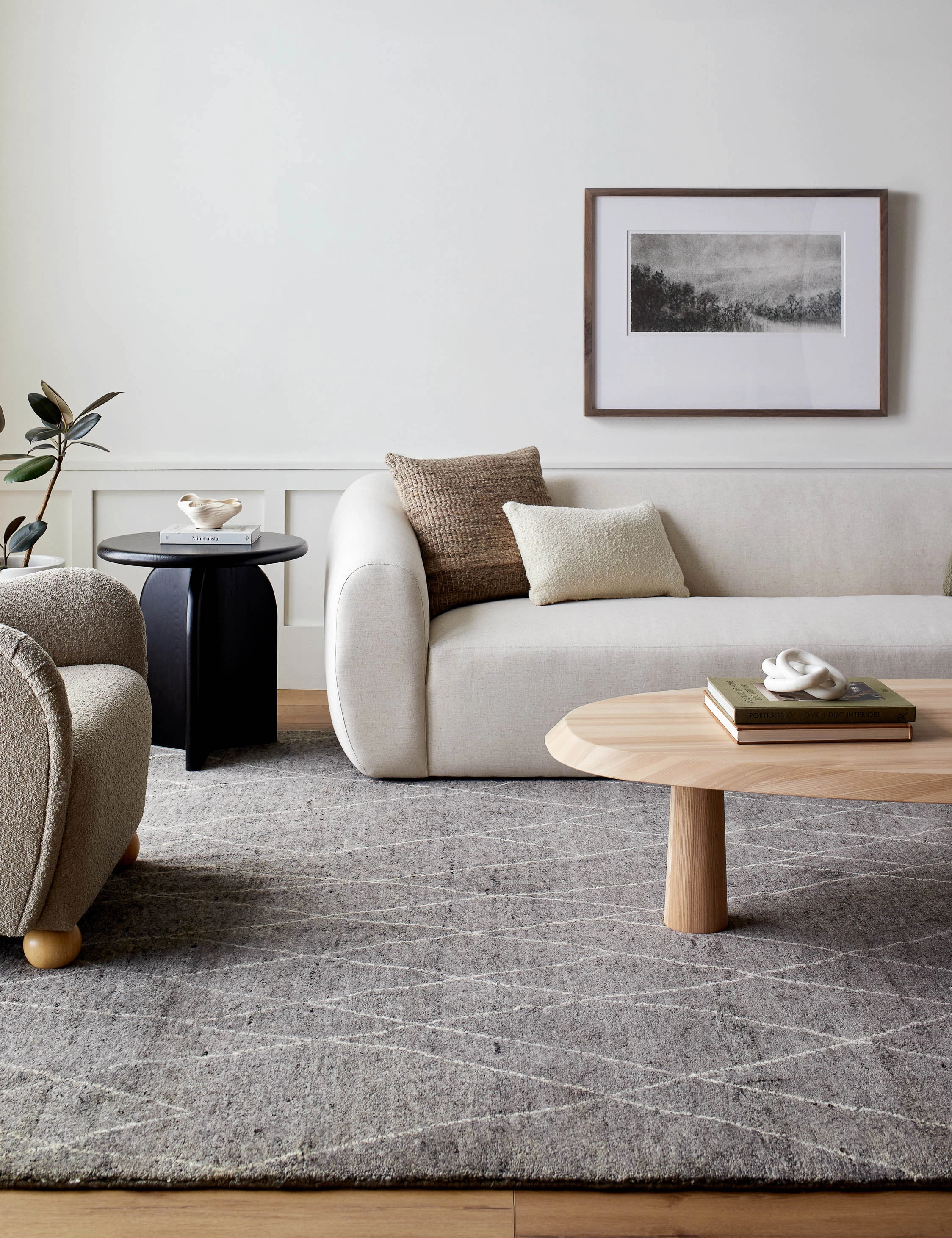 Soskin Hand-Knotted Wool Morrocan Style Rug