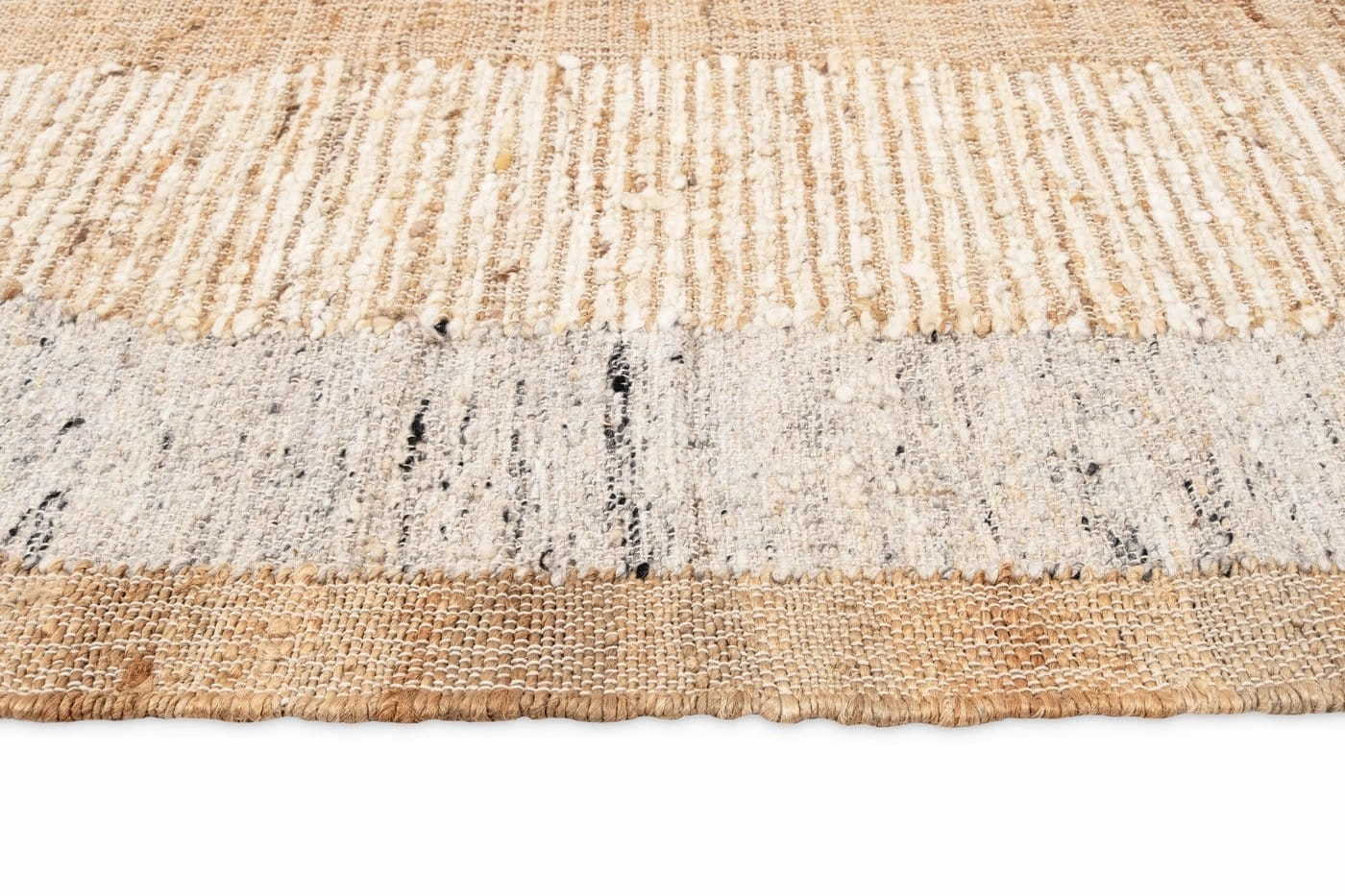 Soto Brown Cream and Grey Modern Jute Rug *NO RETURNS UNLESS FAULTY