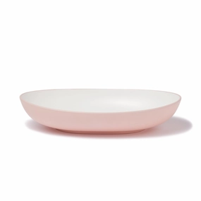 Soulager Oval Bowl Pinkhand-painted ceramic bowl