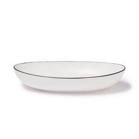 Soulager Oval Bowl Whitehand-painted ceramic bowl