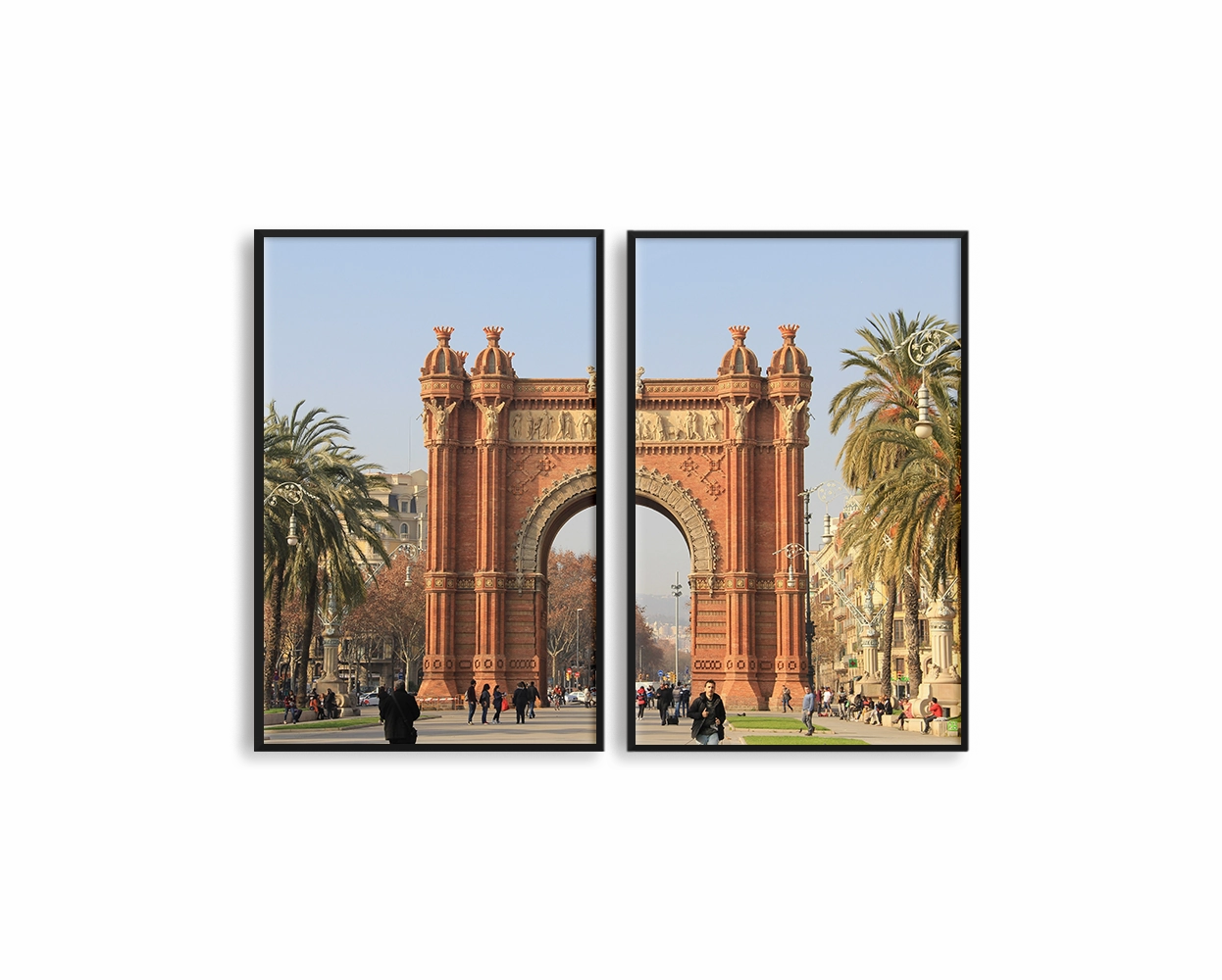 Spain Barcelona Set Includes Two Prints