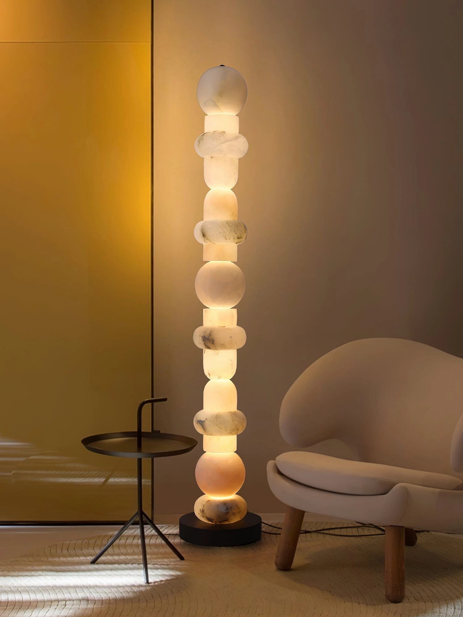 Spanish Alabaster Floor Lamp